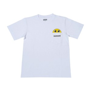 がまかつ うきまろ ひょっこりポケティー ホワイト UK8023 (フィッシングシャツ Tシャツ)