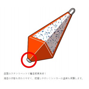 がまかつ 競技カワハギヒラ打ちシンカー2 30号 19-361 (オモリ)