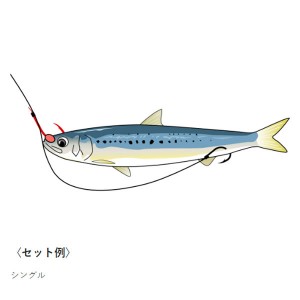 がまかつ 大ヒラメ マハタ仕掛 2本鈎 シングル 42-954 (海水仕掛け)