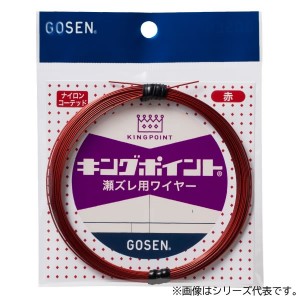 ゴーセン キングポイント 瀬ズレ用ワイヤー (7本撚) 10m 赤 (フィッシングライン 釣り糸)