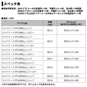 【全2色】 ダイワ ロッドケースFF(L) 128R (ロッドケース)(大型商品A)