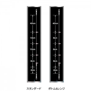 ダイワ 快適カワハギ幹糸仕掛SS RM 4本4号 (胴突仕掛け)