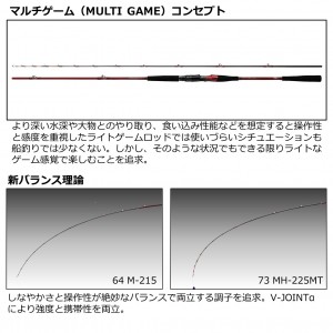 ダイワ 22 リーディングMG 73 H-225MT (船竿)