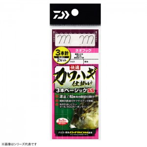 ダイワ 快適カワハギ仕掛 3本ベーシックSS ネオフック (堤防釣り 仕掛け)