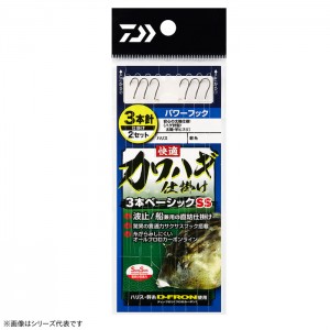 ダイワ 快適カワハギ仕掛 3本ベーシックSS パワーフック (堤防釣り 仕掛け)