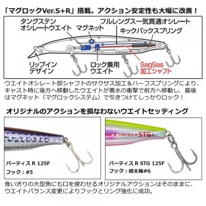 【全8色】 ダイワ ショアラインシャイナーZ バーティスRSTG 125F (ソルトルアー)