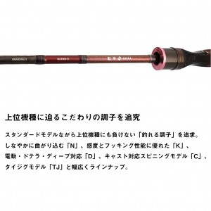 ダイワ 24 紅牙 D610HB-S K (Daiwa 鯛ラバ タイラバロッド ２ピース)