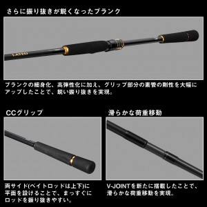 ダイワ ラテオ 86ML K (Daiwa シーバス ロッド 竿 釣り ２ピース)