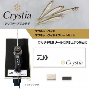 ダイワ クリスティアワカサギ マグネットワイド&プレートセット (ワカサギ用品)