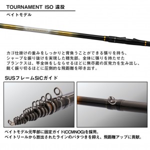 ダイワ 24 トーナメント磯 4-57B遠投 K (Daiwa 竿 ロッド 磯 海 釣り)