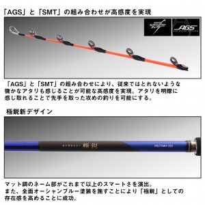 ダイワ 極鋭MG 73M-230 (Daiwa 竿 ロッド 船 海 釣り)