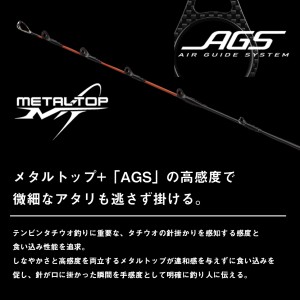 ダイワ メタリア タチウオテンビン M-175 (Daiwa 竿 ロッド 船 海 釣り)