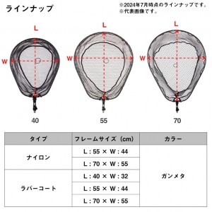 ダイワ ランディングネットFL2 70N ガンメタ (磯玉 玉網 タモ網 ランディングネット)