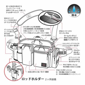 ラブソウルドリーム ヒップバッグチューンドモンスター コーデュラコヨーテブラウン 1379 (フィッシングウェストポーチ・ポーチ)