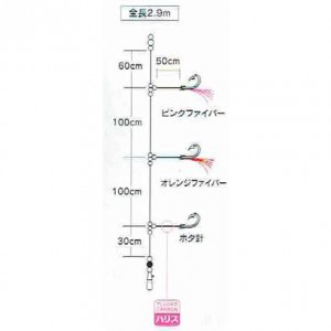 下田漁具 アカムツ仕掛 16-6 RMF300 (船釣り　仕掛け)