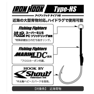 ネイチャーボーイズ アイアンフック タイプHS (アシストフック)