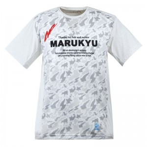 マルキュー 氷瀑TシャツMQ-01 ホワイトカモ (フィッシングシャツ・Tシャツ)