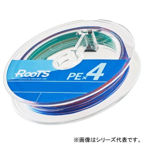 ゴーセン ルーツ PEX4 マルチカラー 200m 0.4号～0.5号 (ソルトライン PEライン)