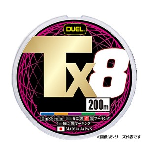 デュエル TX8 5色マーキング 200m (ソルトライン PEライン)