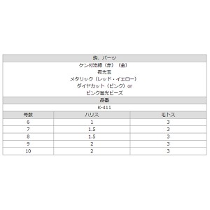 ささめ針 マルチキャスター3本鈎 K-411 (投げ釣り 仕掛け キス カレイ釣り仕掛け)