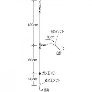 ささめ針 激釣 アマダイ D-801 (船釣り仕掛け 船フカセ仕掛)