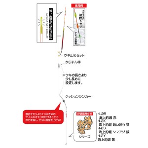 ハリミツ 釣堀スリムフロートロング E-72 (ウキ)