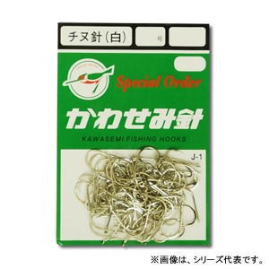カワセミ チヌ針 (100本入) 白 7号 J-1 (チヌ バラ針 釣鉤)