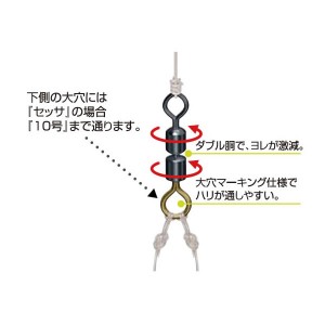 オーナー へらWサルカン ダルマ型 (サルカン)