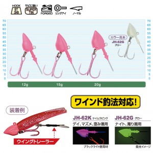 オーナー ドリフトアックス太刀魚スペシャル 15g (ジグヘッド)