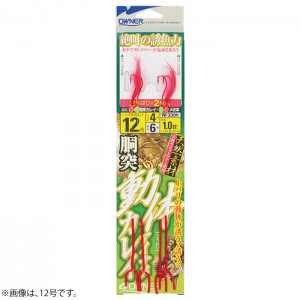 オーナー 動体胴突カレイ アイナメ2本 N‐3399 (投げ釣り 仕掛け)