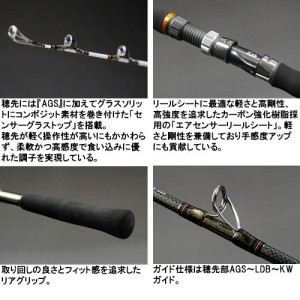 オンラインストア特販 ダイワ(DAIWA) 船竿 リーディング ネライ M-200