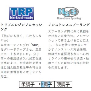 サンライン パワード 50m 0.3号～1号 (ハリス)