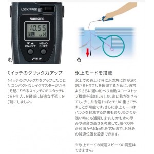 シマノ 24 レイクマスターCT-T ダークブルー (ワカサギ電動リール)