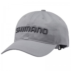 シマノ ツイルキャップ ライトグレー 2024年カラー CA-007V (フィッシングキャップ 帽子 釣り)