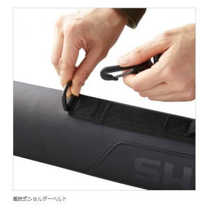 シマノ ロッドケースストレート ブラック 165W BR-035U (ロッドケース)(大型商品A)