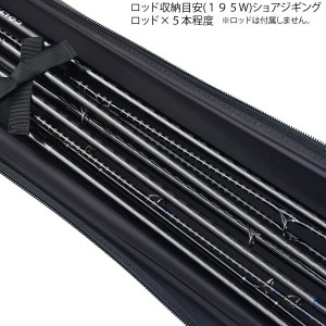 シマノ ロッドケースストレート ブラック 195W BR-035U (ロッドケース)(大型商品B)