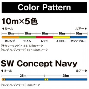 シマノ オシア 8 PE 10m×5カラー 200m 8号 LD-A61S (ソルトライン PEライン)