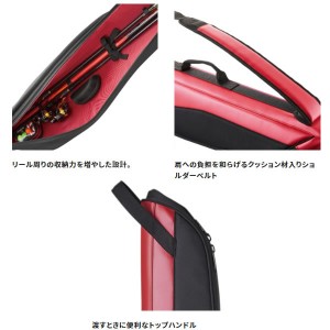 シマノ ロッドケース リールイン ブラック 145 BR-421V (ロッドケース)(大型商品A)