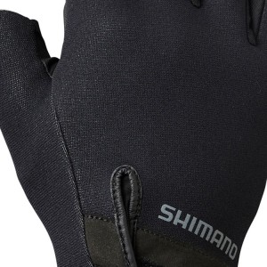 シマノ タイタニューム アルファ グローブ 5 ブラック GL-015V (フィッシンググローブ 防寒手袋)