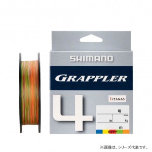 シマノ グラップラー4 PE 10m×5カラー 300m LD-A72W (オフショアライン PEライン)
