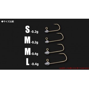 ティクト メバスタ バチコン M-0.2g (ジグヘッド)