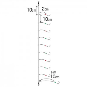 カツイチ 投げワカサギ NW-10S (ワカサギ仕掛け)