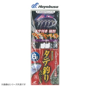 ハヤブサ タテ釣りSPつくつくベイトPP 6本 7-6 SS440 (胴突仕掛け 釣り)