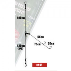 船匠 イカタイ胴突 1本針 (海水仕掛け)