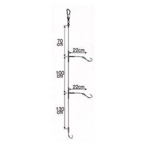 まるふじ シマアジ五目ケイムラ F-043 (船釣り仕掛け 船フカセ仕掛)