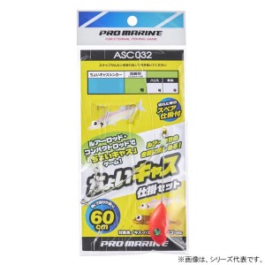 浜田商会 プロマリン ちょいキャス仕掛セット 10号シンカー ASC032-10 (投げ釣り 仕掛け)